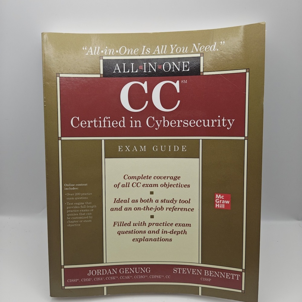 CC Certified in Cybersecurity All-In-One Exam Guide 9781265203818